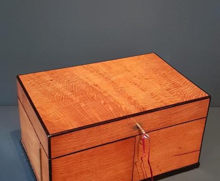 Outstanding Victorian Oak Games Compendium - Image 7