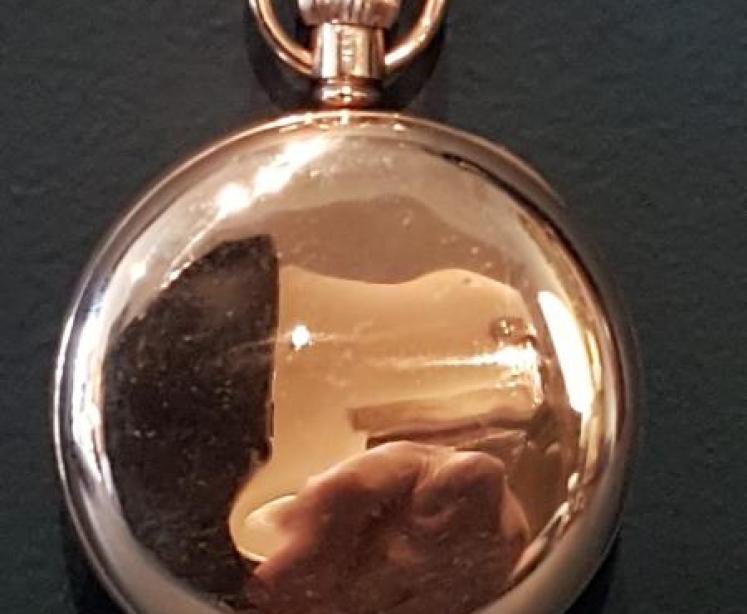 Immaculate 9ct Gold Half Hunter Pocket Watch - Image 3