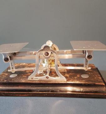 Rare Solid Silver Letter Scales by Betjamanns