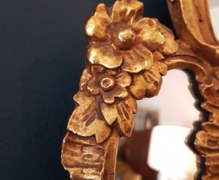 Matching Pair of Victorian Timber Gilt Mirrors - Image 4