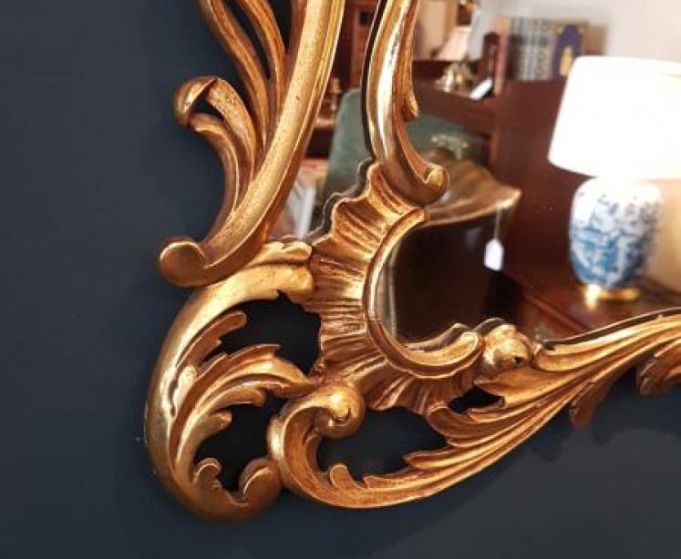 Matching Pair of Victorian Timber Gilt Mirrors - Image 6