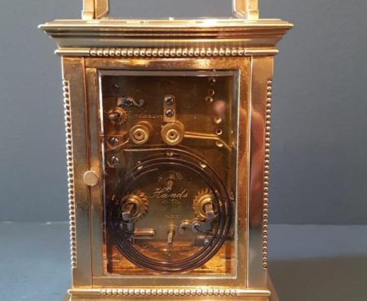 Fine Quality French Porcelain Panel Carriage Clock - Image 3