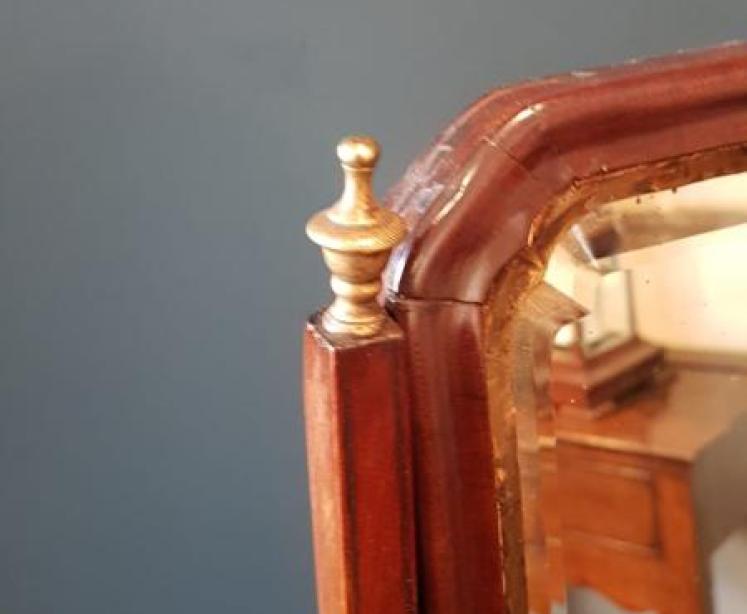 George I Walnut Toilet Mirror - Image 5