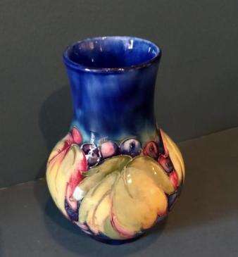 Moorcroft Leaf & Berries Bulbous Shaped Vase