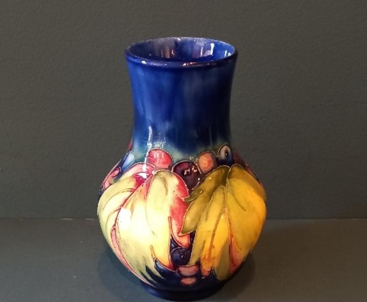 Moorcroft Leaf & Berries Bulbous Shaped Vase - Image 5