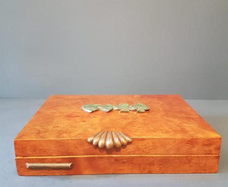 Walnut Poker and Gaming Box - Image 5