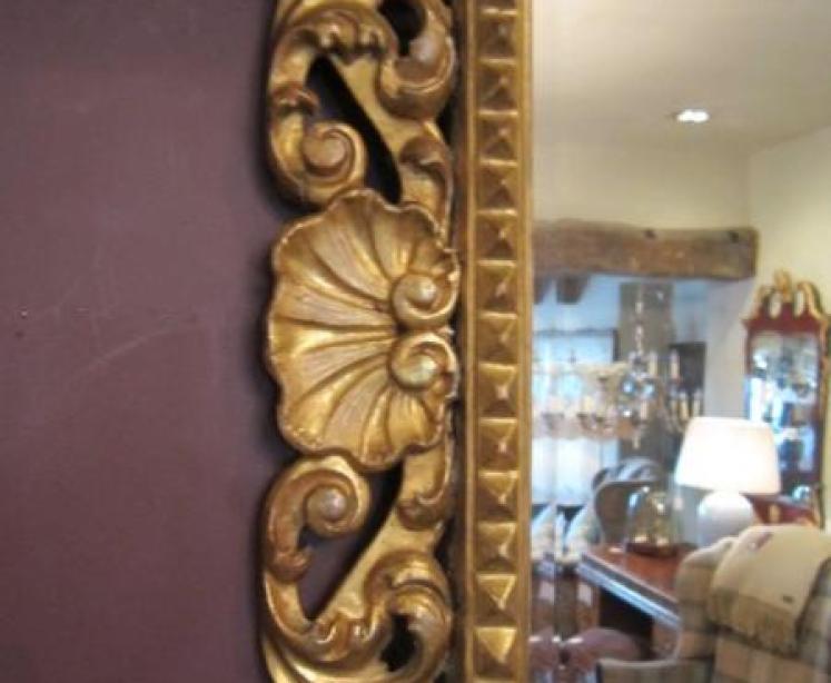 Fine Early Victorian Timber Gilt Classical Mirror - Image 4