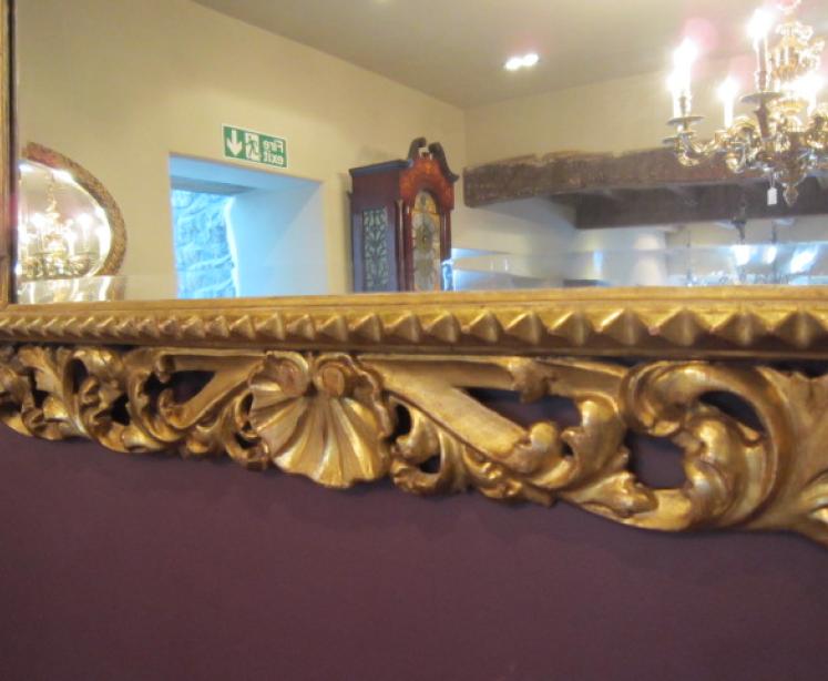 Fine Early Victorian Timber Gilt Classical Mirror - Image 5