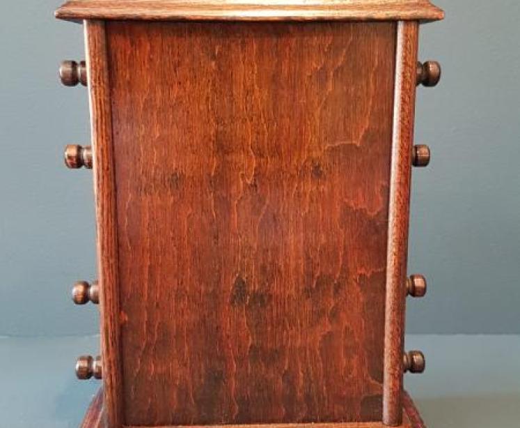 Large Edwardian Oak Perpetual Desk Calendar - Image 2
