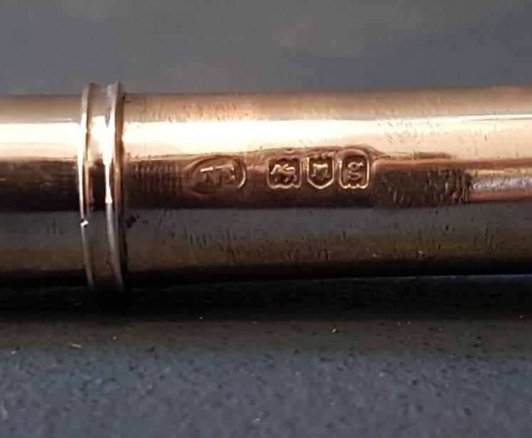 Edwardian Silver Pencil Canister  - Image 5