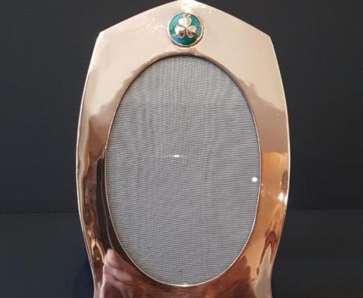 Art Nouveau Silver And Enamel Photo Frame  - Image 1