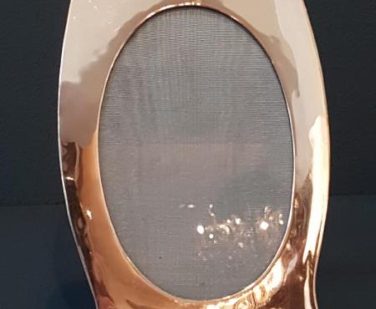 Art Nouveau Silver And Enamel Photo Frame  - Image 6