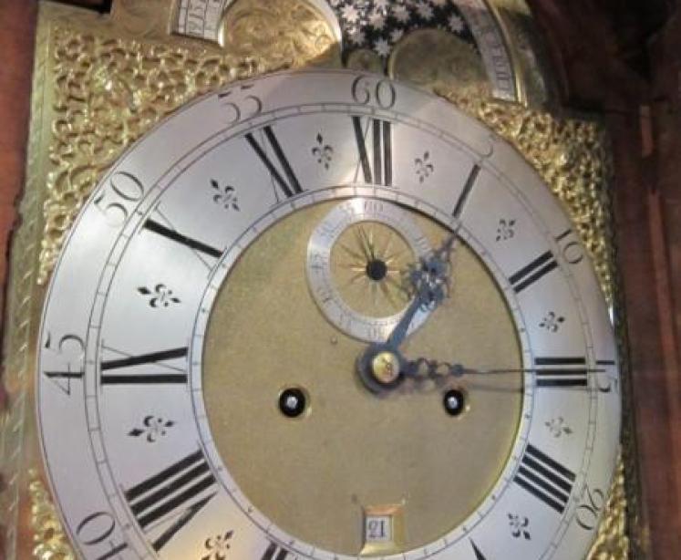 Impressive George II Burr Walnut London Longcase Clock - Image 2