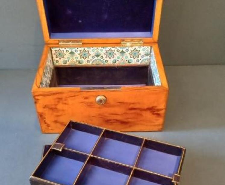 Mid Victorian Olive Wood Jewellery Box - Image 3