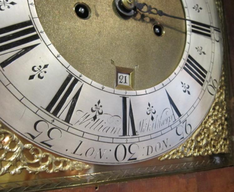 Impressive George II Burr Walnut London Longcase Clock - Image 5