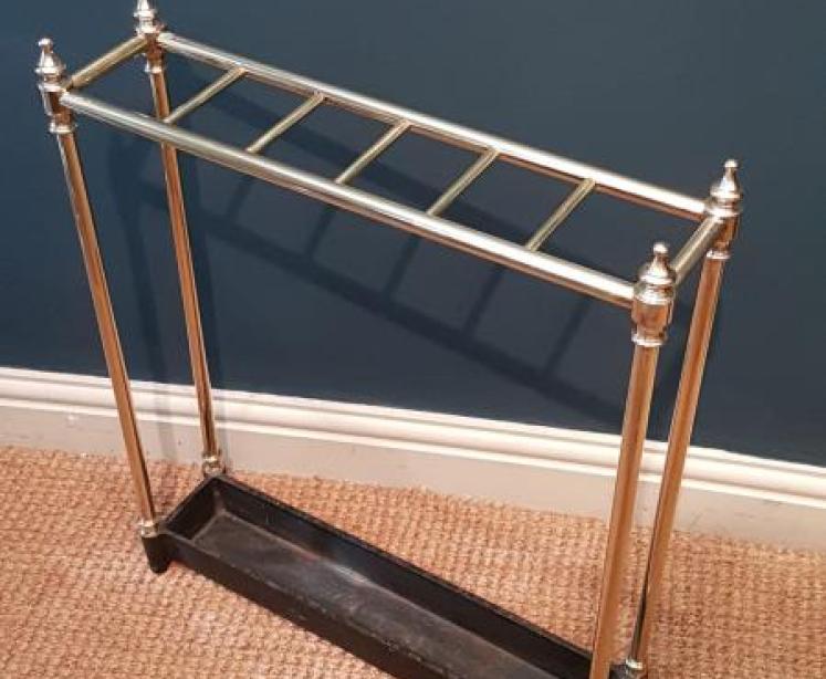 Victorian Brass and Cast Iron Stick Stand  - Image 6