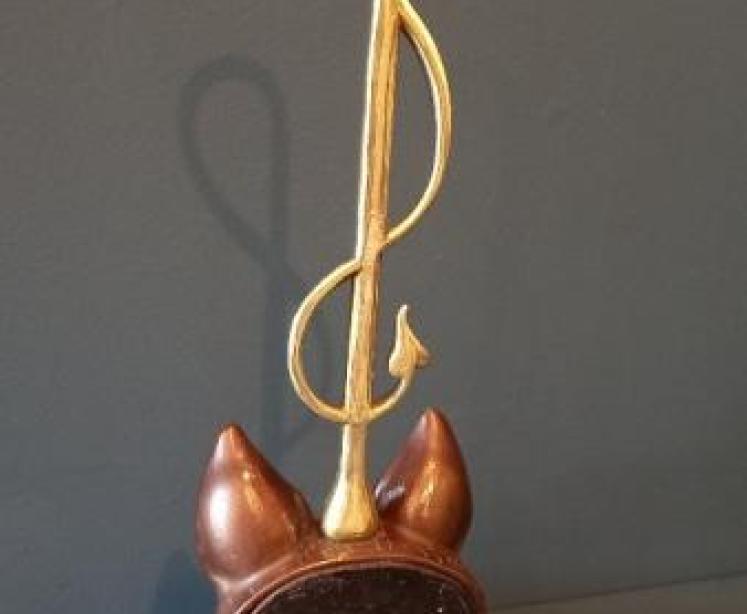 Victorian Pierce & Page Fox's Head Door Stop - Image 5