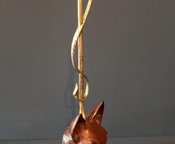 Victorian Pierce & Page Fox's Head Door Stop - Image 7