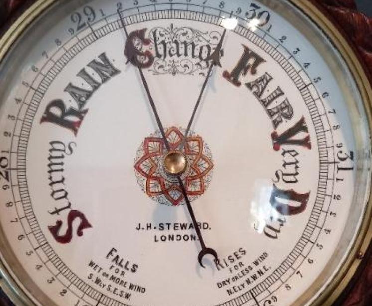 Mid Victorian Steward of London Ship's Barometer - Image 2