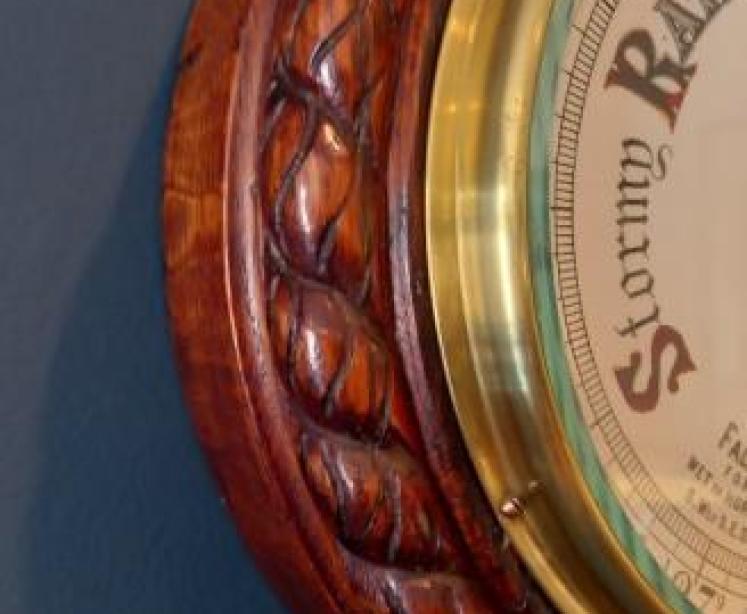 Mid Victorian Steward of London Ship's Barometer - Image 3