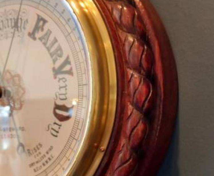 Mid Victorian Steward of London Ship's Barometer - Image 5