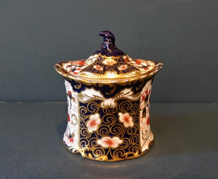 George V Period Royal Crown Derby 6 Piece Dressing Table Set - Image 5