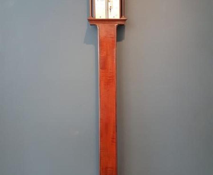 George III Mahogany Stick Barometer - Image 1