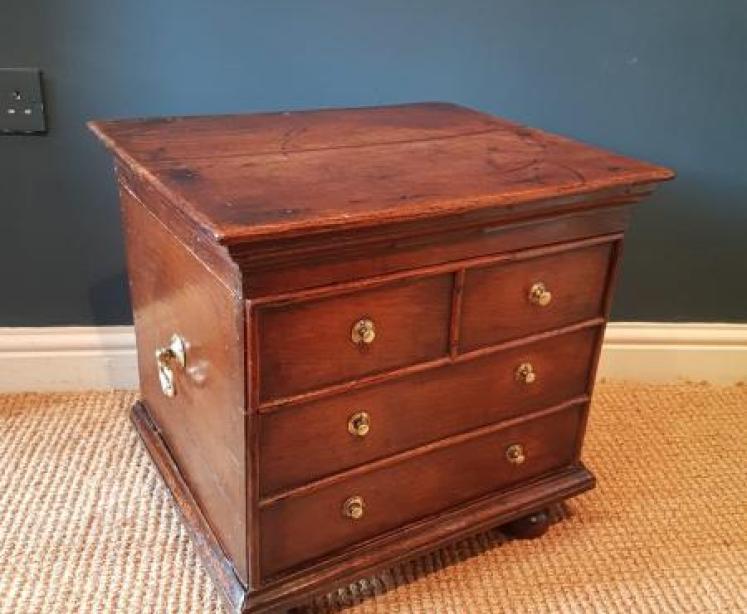 George II Oak Close Stool - Image 4