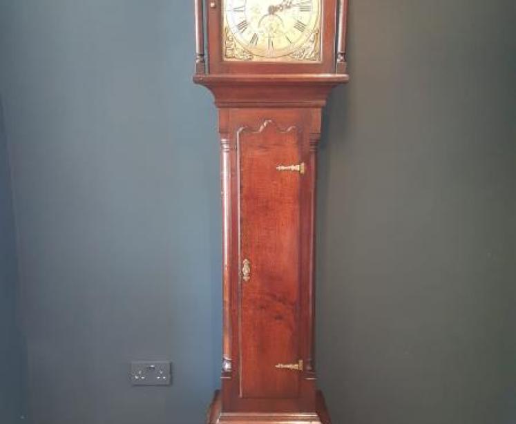 George III Oak Bullock of Ellesmere Longcase Clock - Image 1