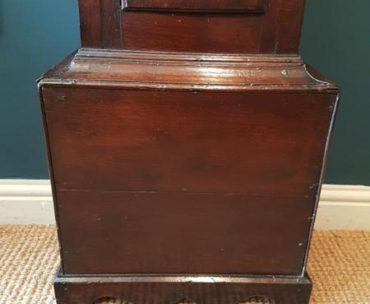 George III Oak Bullock of Ellesmere Longcase Clock - Image 7