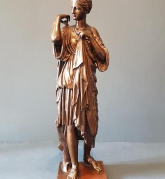 Diana Of Gabii Bronze By Sauvage