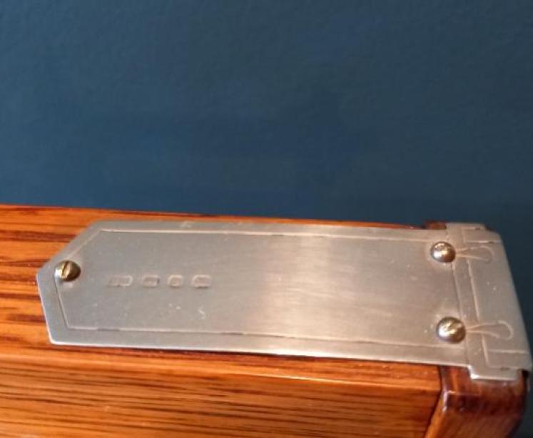 Fine Victorian Silver Mount Three Bottle Tantalus - Image 6