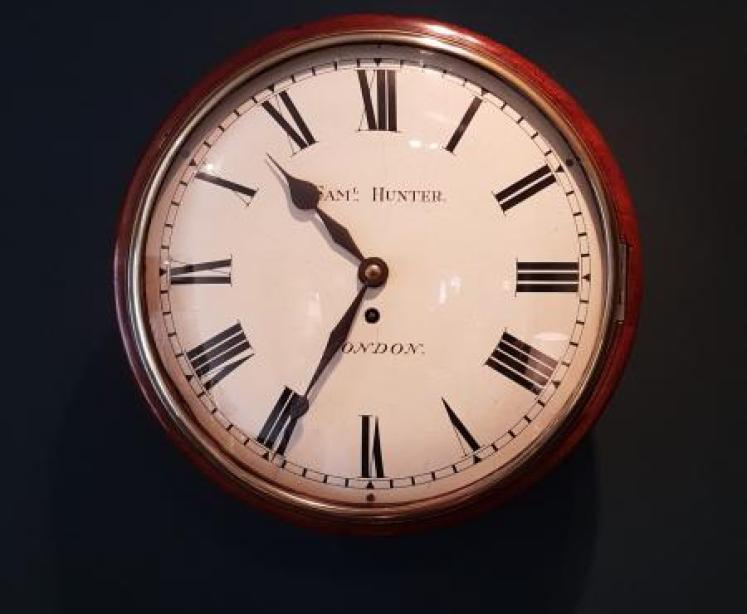 Early Victorian A Frame Fusee Dial Clock  - Image 1