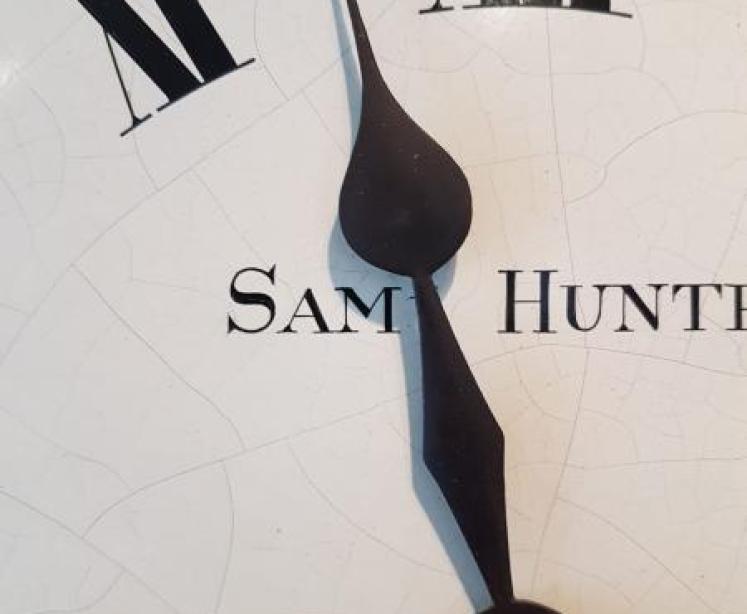 Early Victorian A Frame Fusee Dial Clock  - Image 3