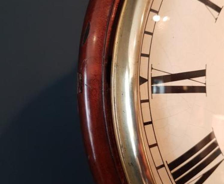 Early Victorian A Frame Fusee Dial Clock  - Image 5