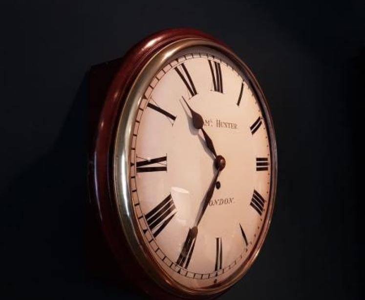 Early Victorian A Frame Fusee Dial Clock  - Image 6