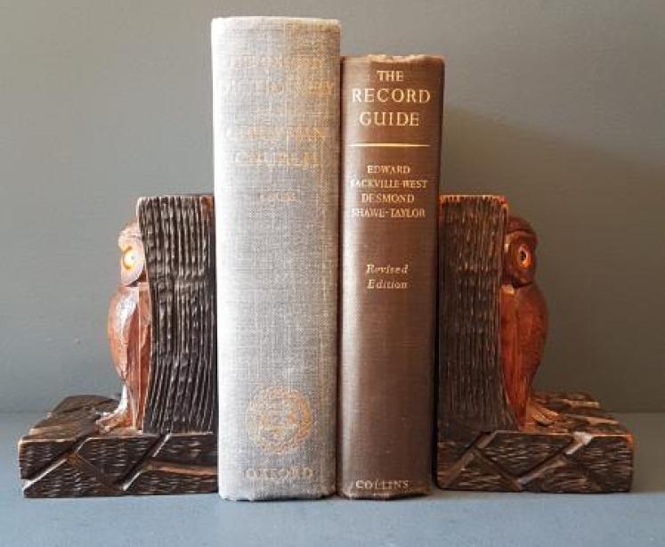 Pair of Edwardian Owl Book Ends  - Image 5