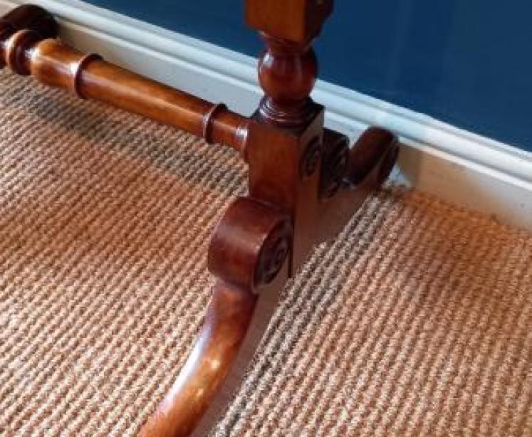 William IV Mahogany Cheval Mirror - Image 4