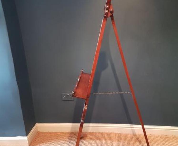 Fine Quality Early Victorian Mahogany Painting Easel - Image 7