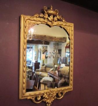 Superb 19th Century Neo-Classical Timber Gilt Mirror
