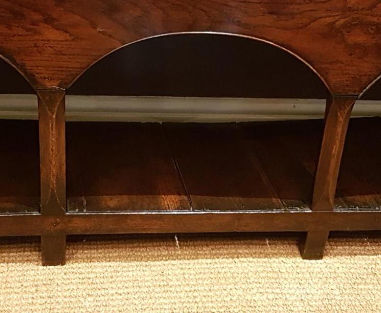 George II Oak Open Pot Board Dresser - Image 6