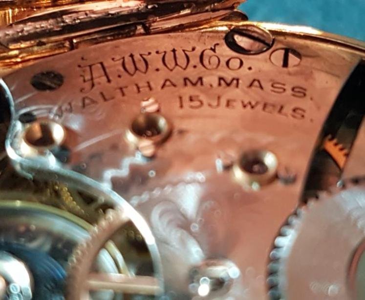 9ct Gold Waltham Pocket Watch - Image 6