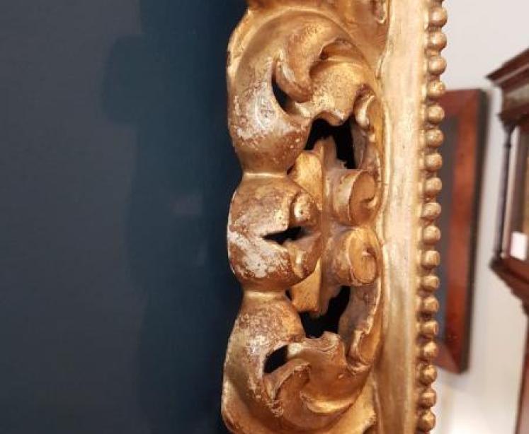 Victorian Timber Gilt Florentine Mirror  - Image 4
