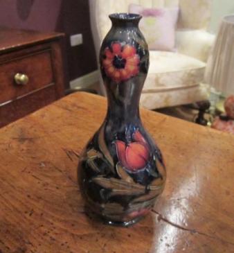 Early Moorcroft Spanish on Ochre Ground Vase