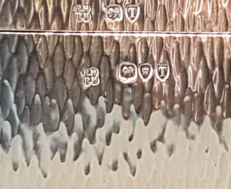 Victorian Silver Fox Planished Silver Table Box - Image 6