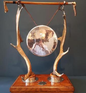 Victorian Country House Deer Antler Dinner Gong