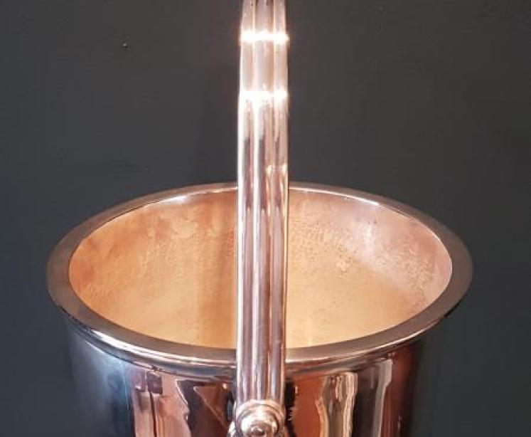 1920's Silver Plated Floor Standing Wine Cooler - Image 5