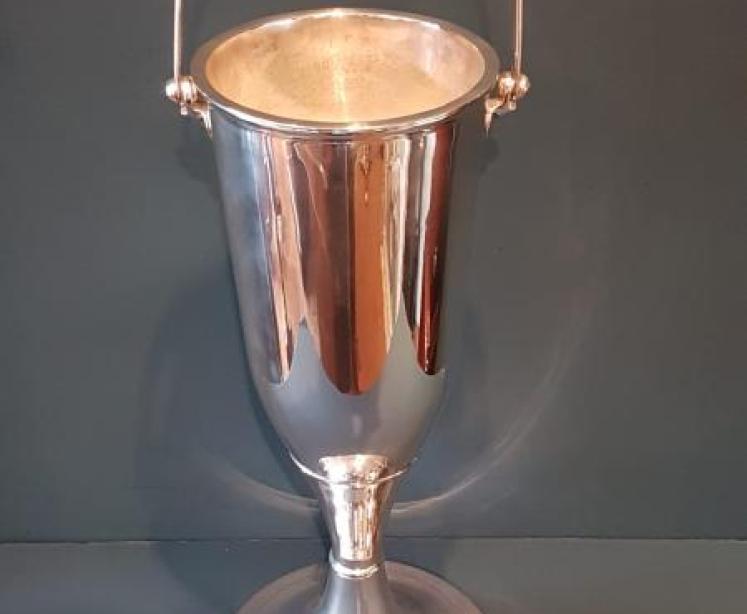 1920's Silver Plated Floor Standing Wine Cooler - Image 6