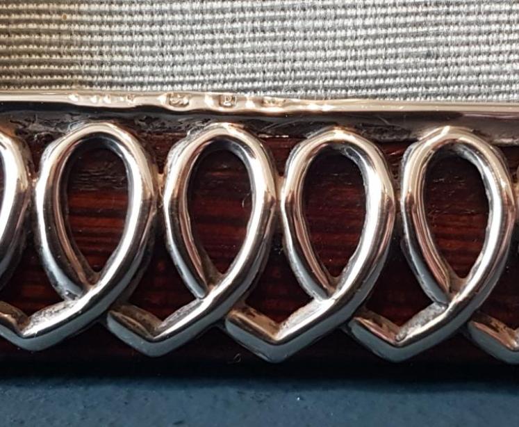 Superb Victorian Silver Wire Work Photo Frame - Image 4