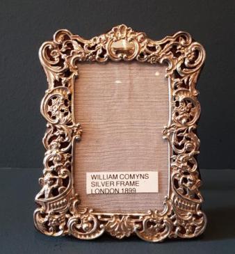 Victorian Silver Photo Frame by William Comyns